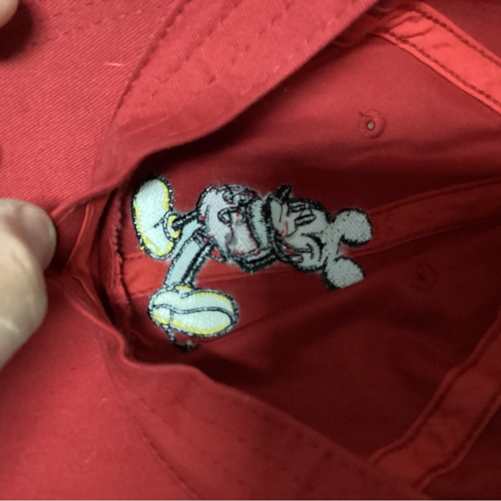🔴 Mickey Mouse Baseball Hat / Cap - Embroidered w / Rhinestones - Excellent - Picture 6 of 12